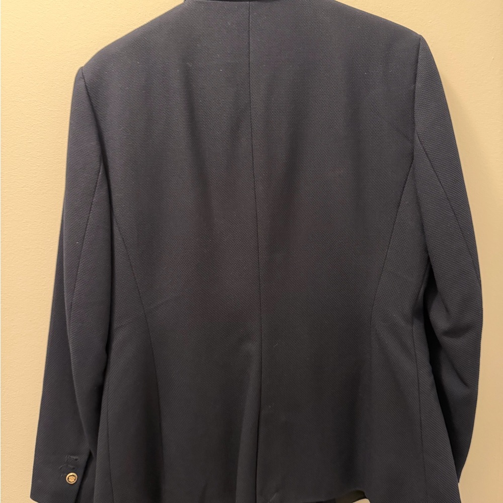 Zara Classic Navy Blazer with Gold Buttons - Picture 3 of 4